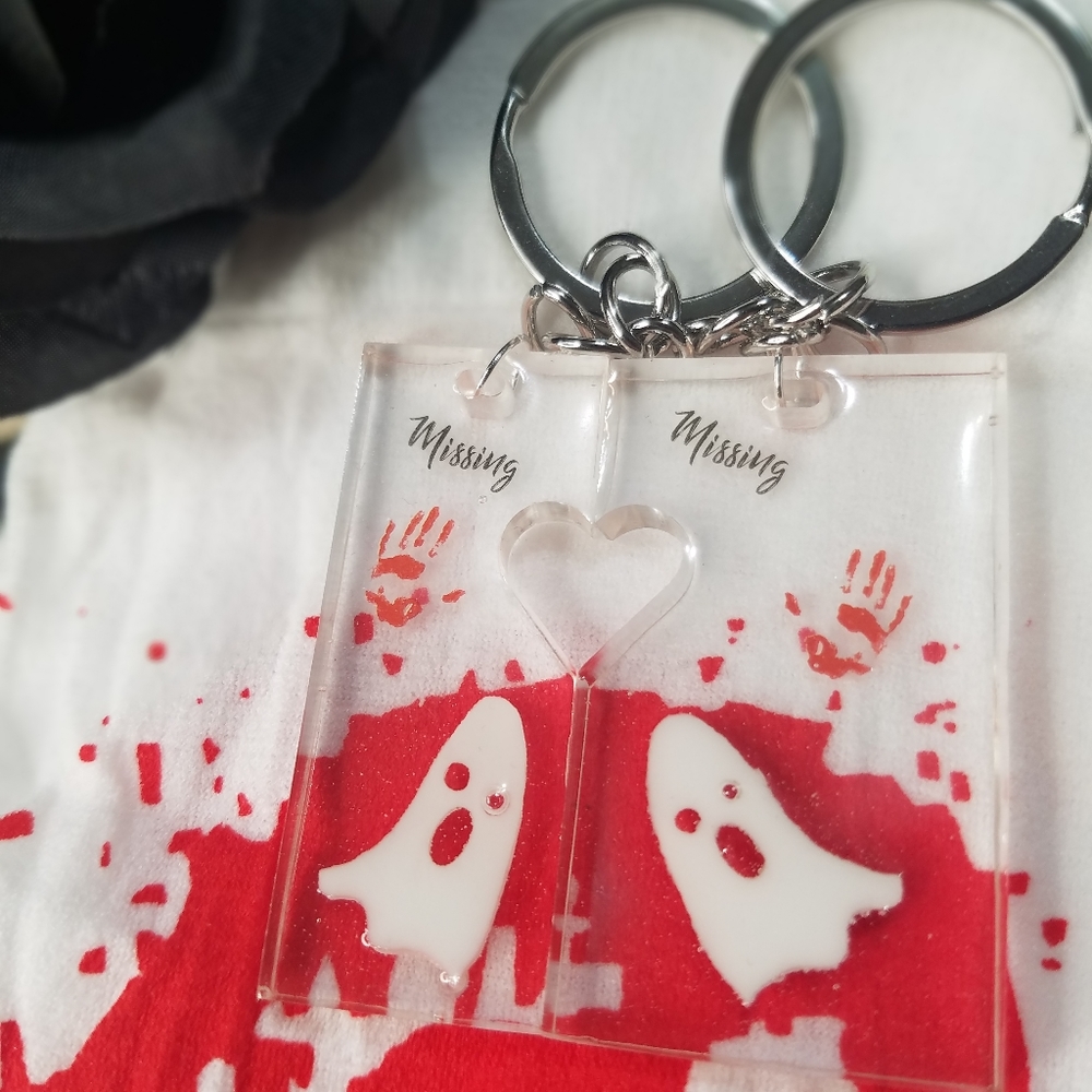 ❣Matching Ghost Keychains Set
